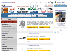 Tablet Screenshot of controlsystemsusa.com